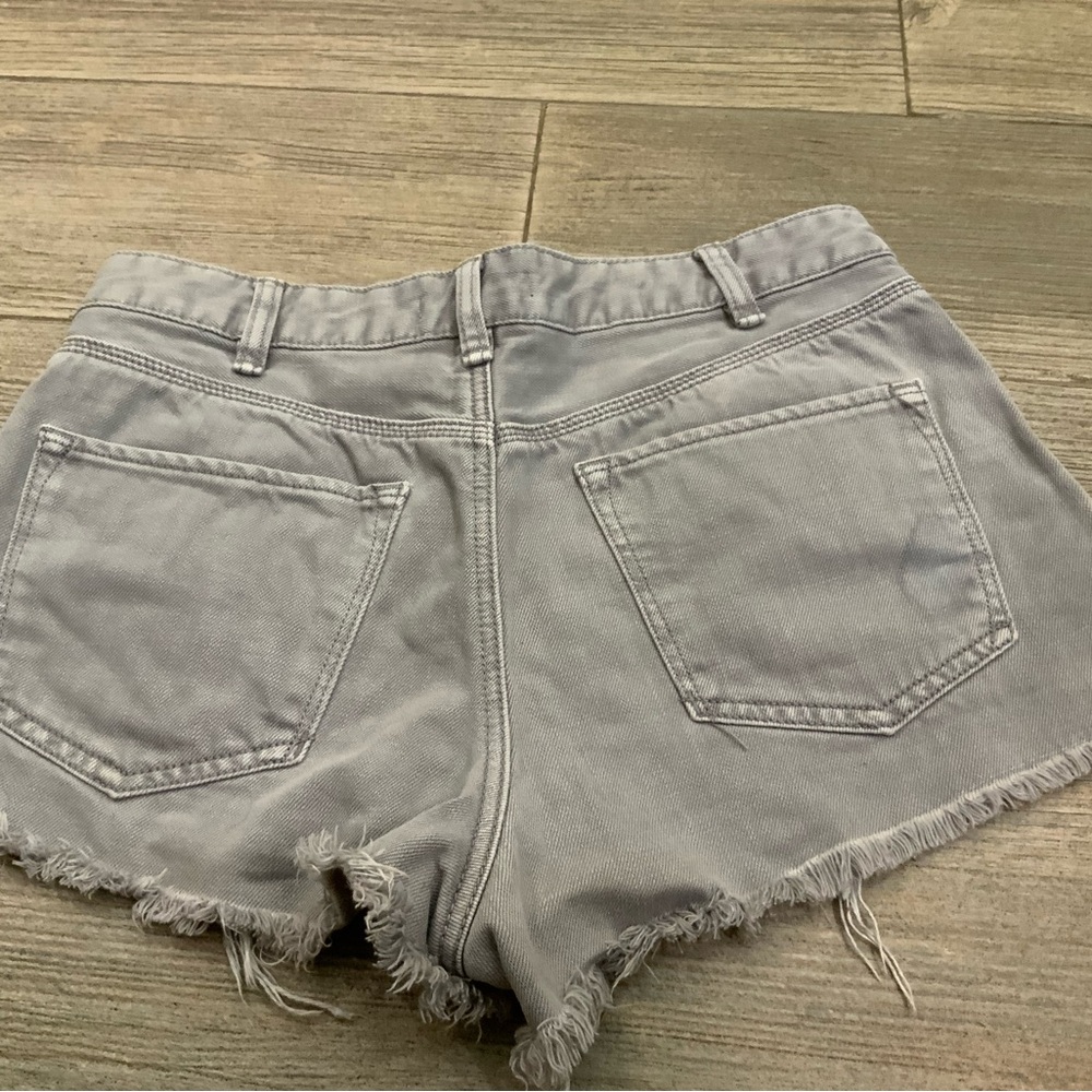 FREE PEOPLE denim cutoffs - Picture 3 of 7